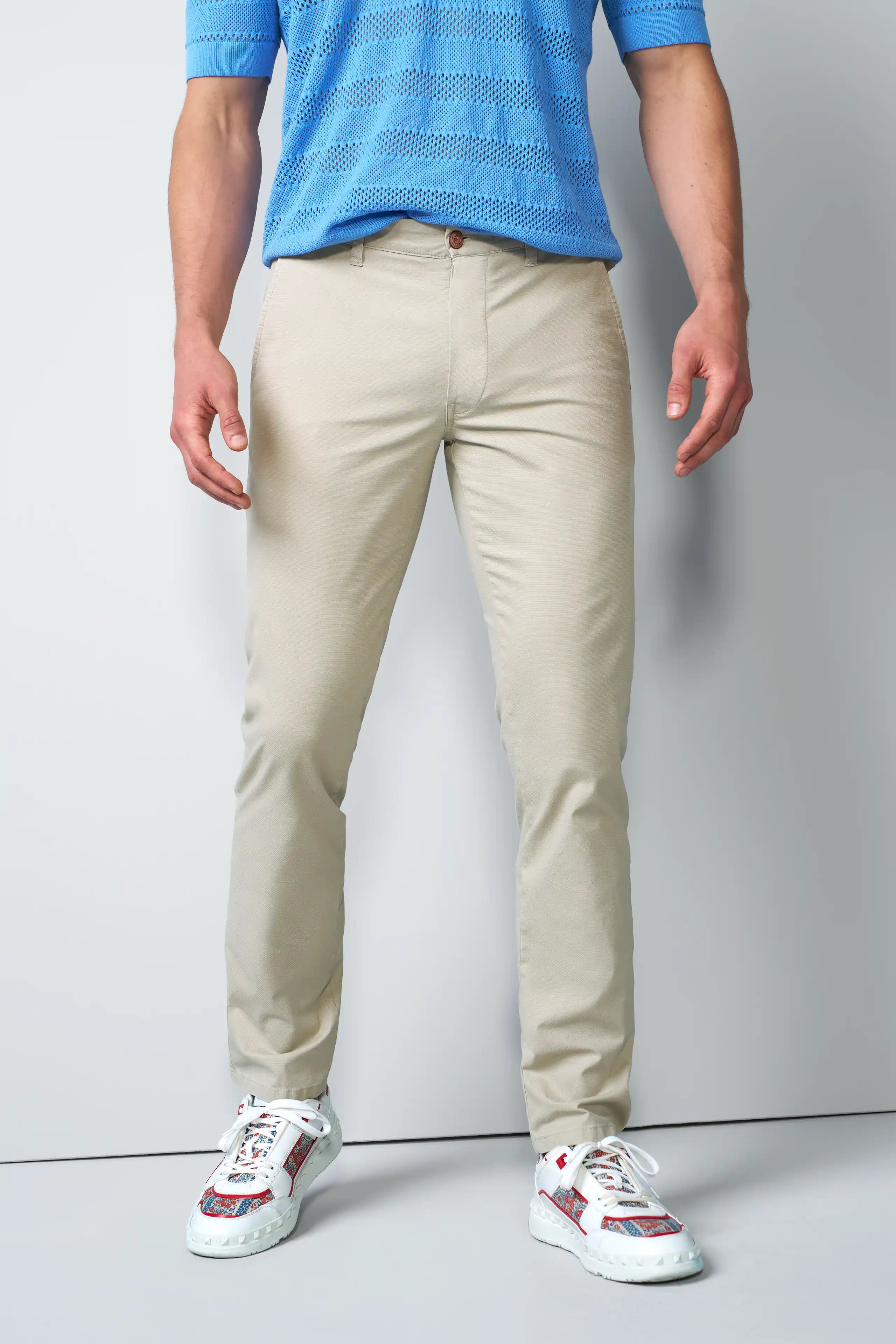 MOVE 1-6025 CHINOS WITH A STRETCH WAISTBAND