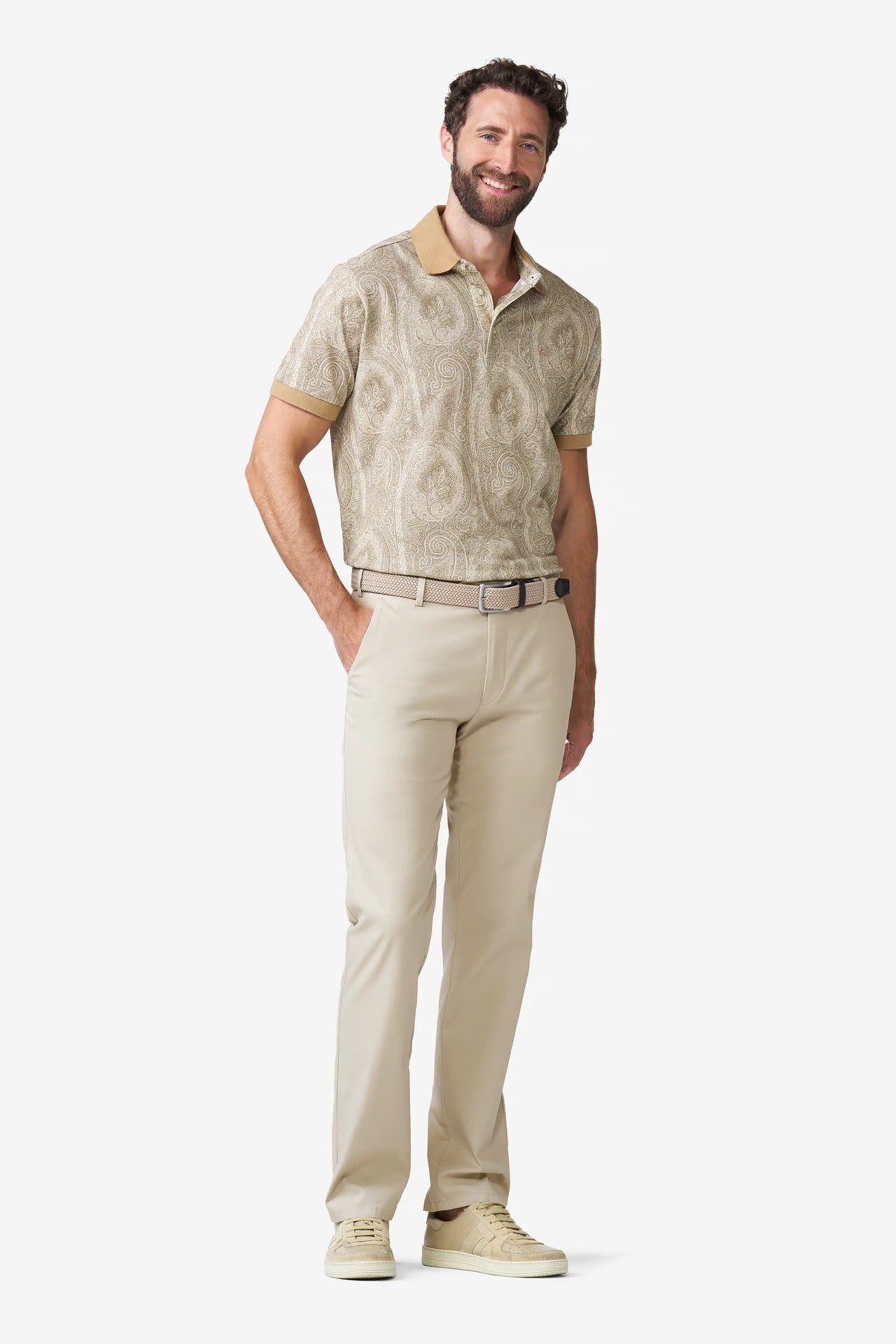 Bonn 1-8142 COTTON/SILK CHINOS